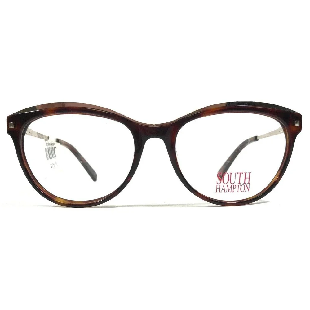 South Hampton SH 9000 TO/G Eyeglasses Frames Tortoise Gold Round 52-17-135